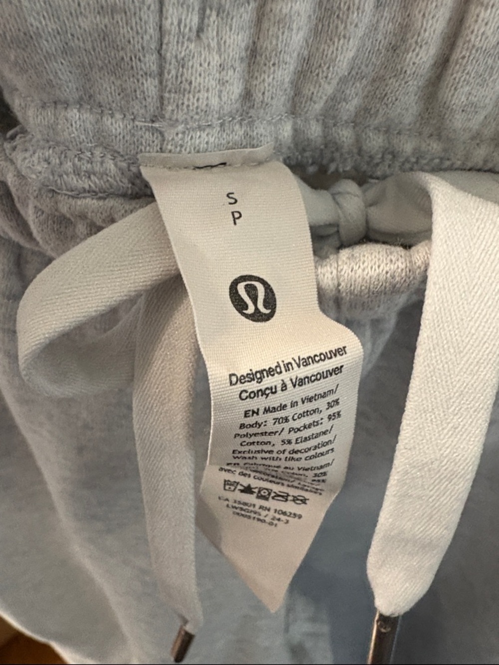 lululemon athletica Heather Gray Jogger Sweatpants - Picture 2 of 5